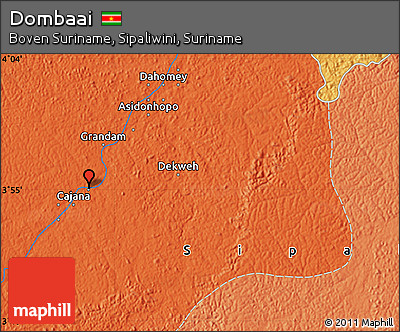 Political Map of Dombaai