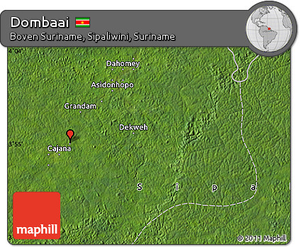 Satellite Map of Dombaai