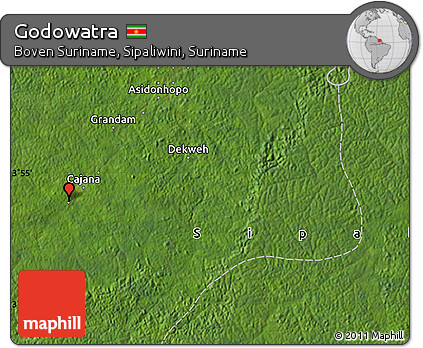 Satellite Map of Godowatra