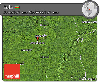 Satellite Map of Sola