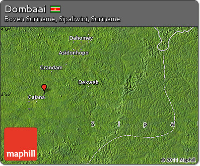 Satellite Map of Dombaai
