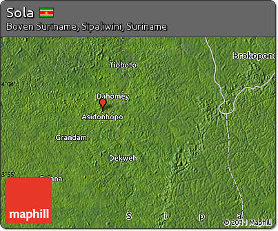 Satellite Map of Sola