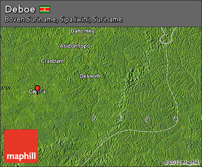 Satellite Map of Deboe