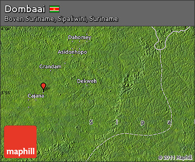 Satellite Map of Dombaai