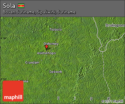 Satellite Map of Sola