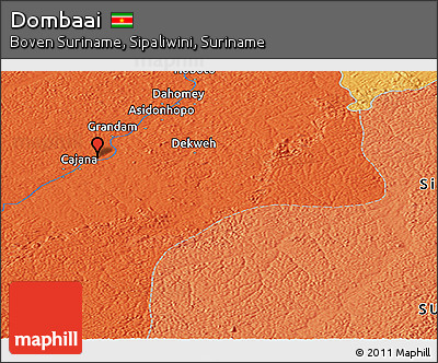 Political Panoramic Map of Dombaai