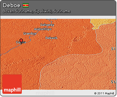 Political Panoramic Map of Deboe