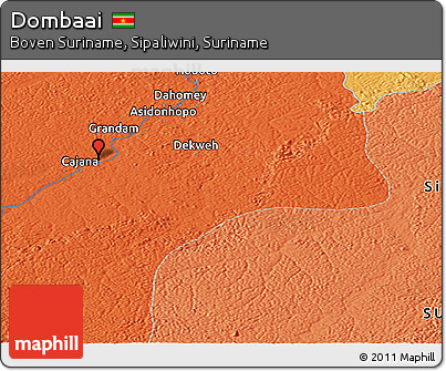 Political Panoramic Map of Dombaai