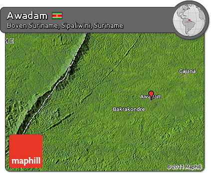 Satellite 3D Map of Awadam