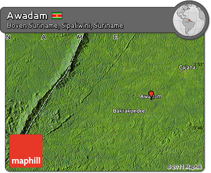 Satellite Map of Awadam