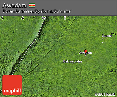 Satellite Map of Awadam