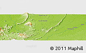 Physical Panoramic Map of the area around 3° 51' 2" N, 56° 1' 29" W