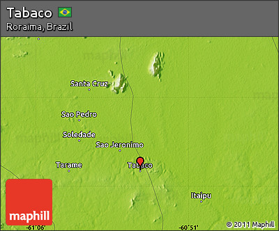 Physical Map of Tabaco