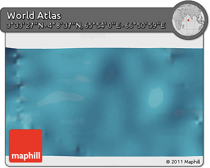 Satellite 3D Map of the Area around 3° 51' 2" N, 66° 22' 30" E