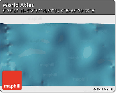 Satellite 3D Map of the Area around 3° 51' 2" N, 66° 22' 30" E