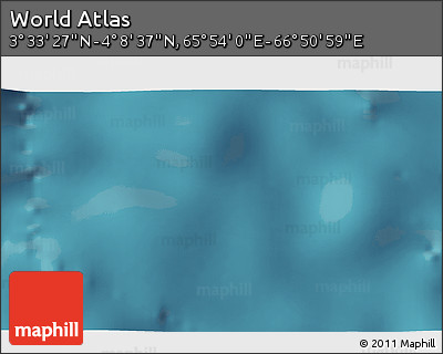 Satellite 3D Map of the Area around 3° 51' 2" N, 66° 22' 30" E