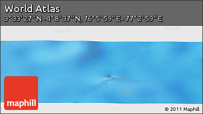 Physical Panoramic Map of the Area around 3° 51' 2" N, 76° 34' 29" E