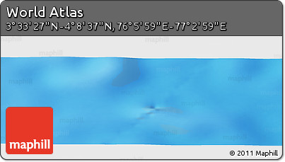 Physical Panoramic Map of the Area around 3° 51' 2" N, 76° 34' 29" E