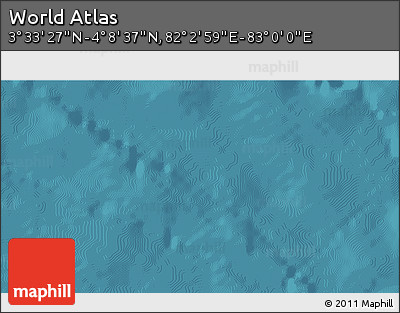 Satellite 3D Map of the Area around 3° 51' 2" N, 82° 31' 30" E