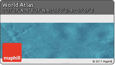 Satellite Panoramic Map of the Area around 3° 51' 2" N, 83° 22' 30" E