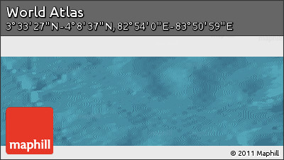 Satellite Panoramic Map of the Area around 3° 51' 2" N, 83° 22' 30" E