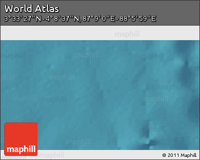 Satellite 3D Map of the Area around 3° 51' 2" N, 87° 37' 30" E