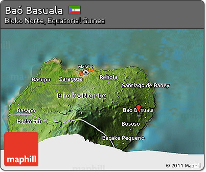 Satellite 3D Map of Baó Basuala