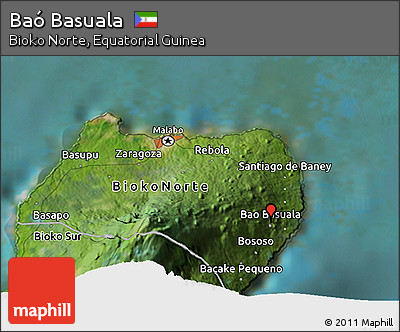 Satellite 3D Map of Baó Basuala