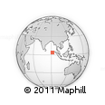 Outline Map of the Area around 3° 51' 2" N, 91° 52' 30" E, rectangular outline