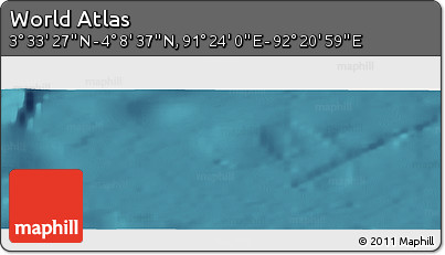 Satellite Panoramic Map of the Area around 3° 51' 2" N, 91° 52' 30" E