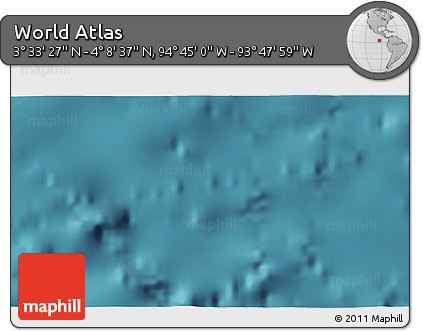 Satellite 3D Map of the Area around 3° 51' 2" N, 94° 16' 30" W