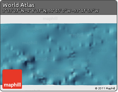 Satellite 3D Map of the Area around 3° 51' 2" N, 94° 16' 30" W
