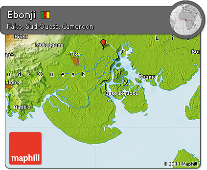 Physical Map of Ebonji