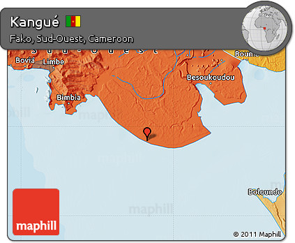 Political Map of Kangué