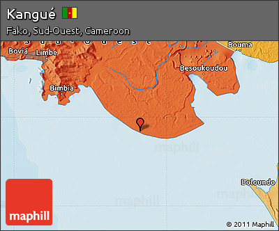 Political Map of Kangué