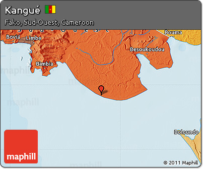 Political Map of Kangué