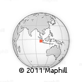 Outline Map of the Area around 3° 30' 2" S, 101° 13' 29" E, rectangular outline