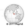 Outline Map of the Area around 3° 30' 2" S, 104° 37' 30" E, rectangular outline