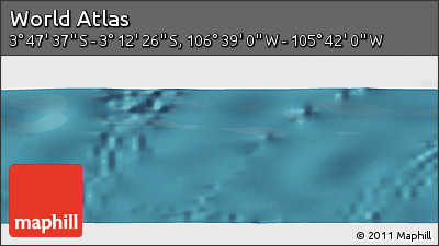 Satellite Panoramic Map of the Area around 3° 30' 2" S, 106° 10' 30" W