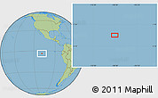 Savanna Style Location Map of the area around 3° 30' 2" S, 108° 43' 29" W