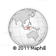 Outline Map of the Area around 3° 30' 2" S, 116° 31' 30" E, rectangular outline