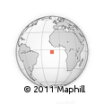 Outline Map of the Area around 3° 30' 2" S, 12° 40' 30" W, rectangular outline