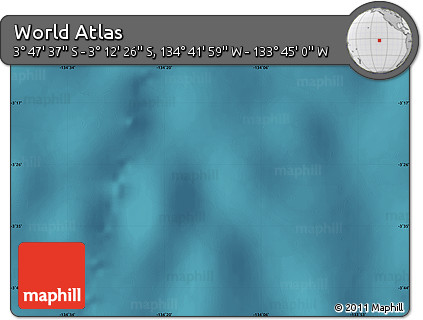 Satellite Map of the Area around 3° 30' 2" S, 134° 13' 29" W