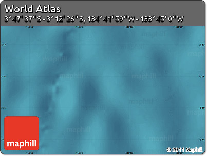 Satellite Map of the Area around 3° 30' 2" S, 134° 13' 29" W
