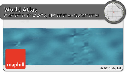 Satellite Panoramic Map of the Area around 3° 30' 2" S, 140° 10' 30" W