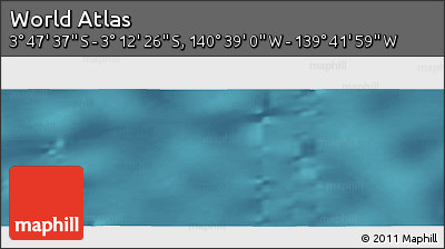 Satellite Panoramic Map of the Area around 3° 30' 2" S, 140° 10' 30" W