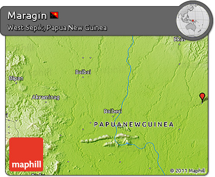 Physical 3D Map of Maragin