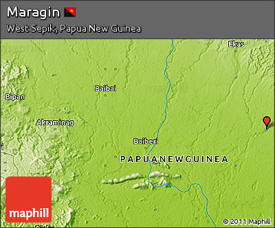 Physical 3D Map of Maragin