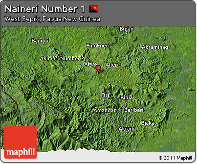 Satellite 3D Map of Naineri Number 1