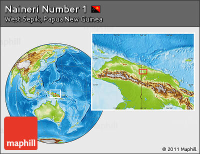 Physical Location Map of Naineri Number 1